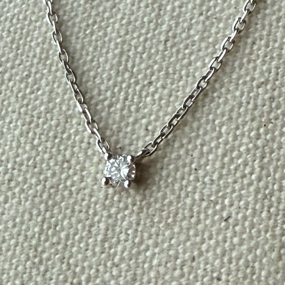 14K White Gold Diamond Necklace Round Brilliant HGL Diamond 11ct Clarity Sl2 - Picture 10 of 10
